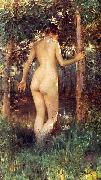 Julius LeBlanc Stewart Study Of A Nude Woman France oil painting artist